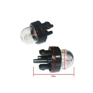 UAUS 2pcs Primer Bulb Pumps for WALBRO Carburetor 188-512 188-512-1 RYOBI 683974
