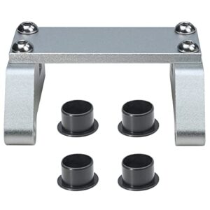 Vanshly Metal Drive Toggle Bracket Compatible with La-Z-Boy Lazyboy Power Recliners Silver Aluminum Repair Parts with 4 Plastic Split Bushings