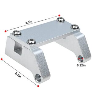 Vanshly Metal Drive Toggle Bracket Compatible with La-Z-Boy Lazyboy Power Recliners Silver Aluminum Repair Parts with 4 Plastic Split Bushings