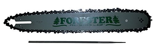 FORESTER Chainsaw Chain & Bar Combo - 18 Inch .325 Pitch .063 Gauge Mount Chains Replacement Parts Kit For OEM & Stihl Saw