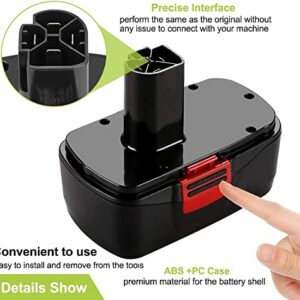 3.6Ah Replacement Battery Compatible with Craftsman 19.2 Volt Battery C3 DieHard 130279005 130279003 130279017 315.113753 315.115410 315.11485 1323517 11375 11376 Cordless Power Tools 2 Packs