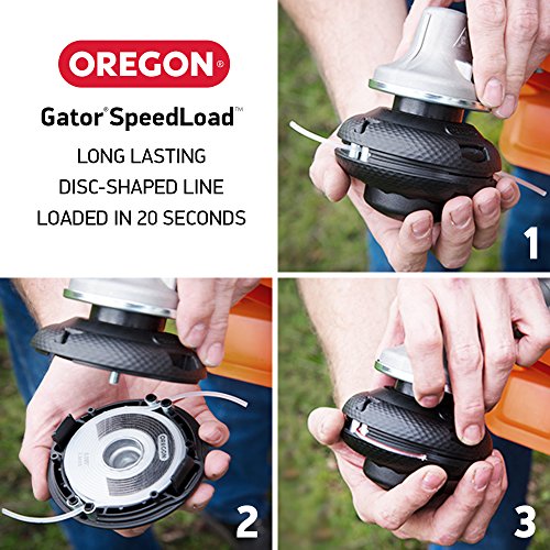 Oregon 24-295-10 Gator SpeedLoad Trimmer Line.095", 10 Pack, SM