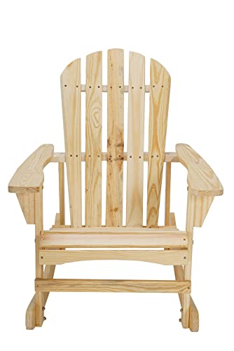 Outdoor Wood Rocker (Natural)