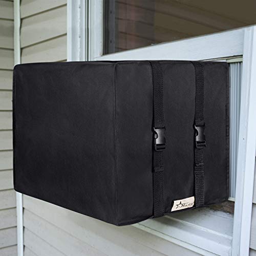 UNUN Window Air Conditioner Covers Outdoor for Winter, AC Unit Covers Outside 21.5W x 15H x 16D inches