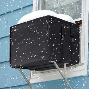 UNUN Window Air Conditioner Covers Outdoor for Winter, AC Unit Covers Outside 21.5W x 15H x 16D inches