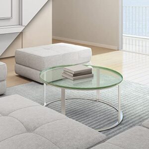 24" Inch Round Glass Table Top - Tempered - 1/2" Inch Thick - Flat Polished