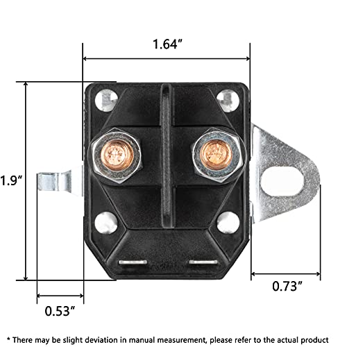 Starter Solenoid Fit for Craftsman Lawn Tractor - Solenoid Fit for AYP Husqvarna Poulan Craftsman LT2000 YS4500 917288701 Mower, Solenoid 12V Replaces 192507 146154 178861 532192507