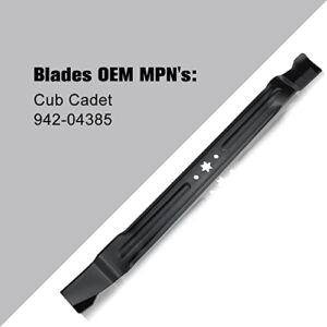 Grasscool TB30 30 inch Mower Blade for Troy Bilt TR30 TB30R Cub Cade CC30 CC30H Craftsman R1000 RER1000 R1500 30'' Deck Mower Replace for 942-04385 742-04385