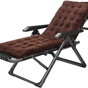 ガードレール Recliners Folding Sunloungers Brown Patio Lounge Chair for Adults Reclining Office Chair with Footrest and Headrest