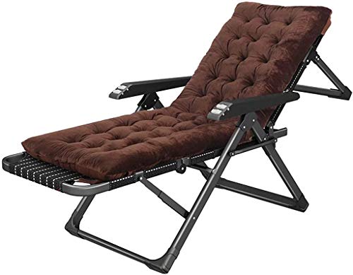 ガードレール Recliners Folding Sunloungers Brown Patio Lounge Chair for Adults Reclining Office Chair with Footrest and Headrest