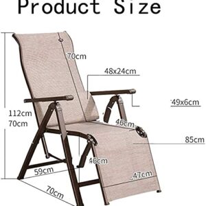 ガードレール Recliners Folding Garden Loungers Adjustable Sun Lounger Chair Sunbed with Free Lumbar Pillow for Beach Pool