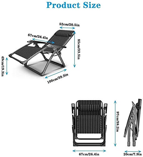 ガードレール Recliners Camping Garden Deck Chairs Zero Gravity Recliner Reclining Chaise Loungers