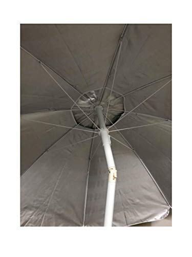 MOSKILA 6.5 feet Outdoor Patio Beach Umbrella with Tilt Air Vent Matching Carry Bag 100 UV Factor