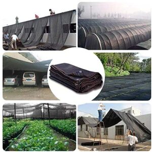 SplendoRoute Anti-UV Sunblock Shade Cloth Plant Greenhouse Cover 50%-60% Shading Cloth Net for Plant Cover, Greenhouse, Black