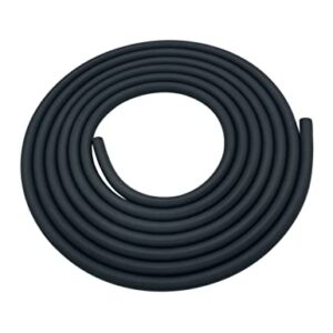 10 Feet 3/16 Inch ID Fuel Line for Kawasaki Kohler Briggs & Stratton Honda Predator Champion Generac Small Engines Mini Bike ATV Generator w/ 20 Clamps