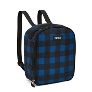 PackIt Freezable Upright Backpack, Navy Buffalo