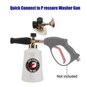 Tool Daily Pressure Washer Foam Cannon for Car Wash, Snow Foam Lance, Additional Orifice Nozzle 1.1mm, 1/4 Inch