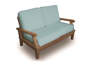 royal teak collection mia2 miami teak love-seat, spa