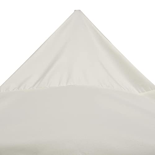 Yescom 117"x117" Canopy Top Replacement Y0049707 White for Smaller 10'x10' Single-Tier Gazebo Cover Patio Garden Outdoor