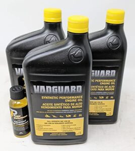 briggs & stratton 3-pack 100169 15w-50 quarts full synthetic vanguard engine oil and fuel treatment