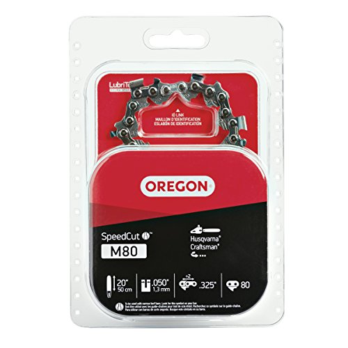 Oregon M80 SpeedCut 20-Inch Chainsaw Chain, Fits Husqvarna, Craftsman,Gray