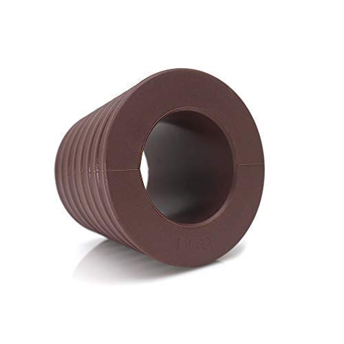 DGQ Patio Umbrella Cone Umbrella Wedge Plug for Patio Table Hole Opening 2-2.5 Inch (Brown,2Packs)