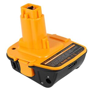 fancy buying replacement battery adapter dca1820 for dewalt 18v tools, convert 18v / 20v lithium battery to nicad/nimh battery, makes the battery can be used for nickel drill and charger