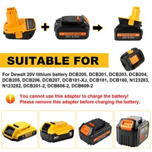 Fancy Buying Replacement Battery Adapter DCA1820 for Dewalt 18V Tools, Convert 18V / 20V Lithium Battery to NiCad/NiMH Battery, Makes The Battery can be Used for Nickel Drill and Charger