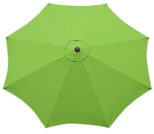 BELLRINO DECOR Replacement SAGE GREEN STRONG AND THICK Umbrella Canopy for 9ft 8 Ribs SAGE GREEN (Canopy Only)