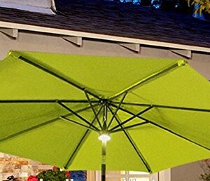 BELLRINO DECOR Replacement SAGE GREEN STRONG AND THICK Umbrella Canopy for 9ft 8 Ribs SAGE GREEN (Canopy Only)