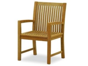 atlanta teak furniture – teak arm chair – extra wide