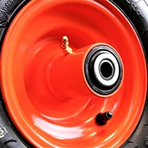 (Set of 2) Bad Boy 13x6.50-6 Pneumatic Orange Assemblies. Replaces 022-2006-00. Fits Maverick, Outlaw, and Diesel Series