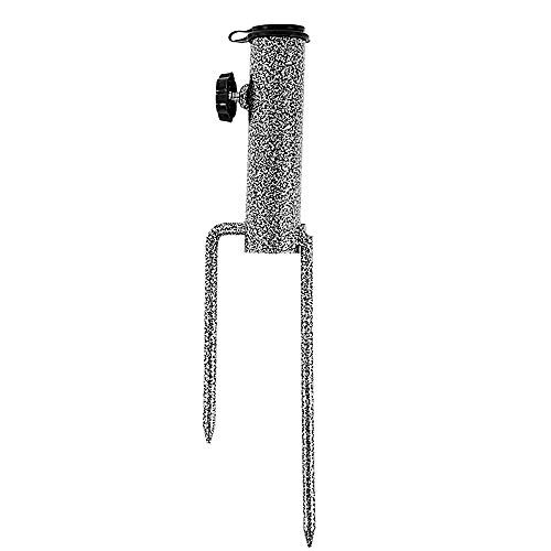 Rayberro Beach Umbrella Anchor Sand Stainless Steel Sand Anchor for Umbrella Grass Ground Stake Holder Spike In Ground Umbrella Base Fit for Caliber 1.1-1.4inch