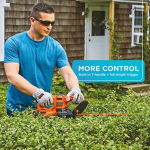 BLACK+DECKER Electric Hedge Trimmer, 16-Inch (BEHT100)