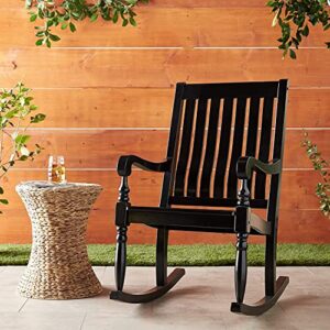 cambridge casual thames oversized rocking chair, black