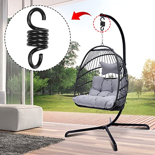 nodfosprr Heavy Duty Suspension Spring Swing Hammoch Springs for Hanging Porch Chair 550lbs Weight Capacity…