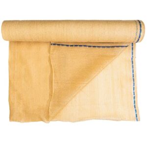 windscreensupplyco 5’10” x 100 ft 60% shade cloth roll for covering garden, greenhouse, patio, canopy (tan)