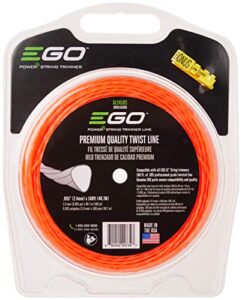 ego power+ al2450s 0.095″ premium quality twist line for ego 15-inch string trimmer, black
