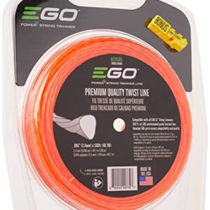 EGO Power+ AL2450S 0.095" Premium Quality Twist Line for EGO 15-Inch String Trimmer, black