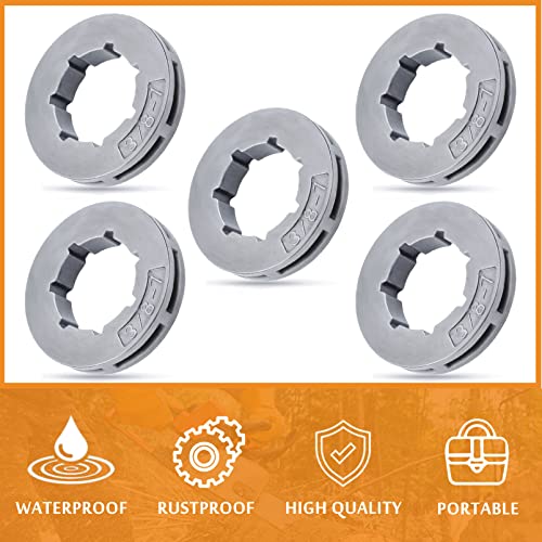5Pcs Sprocket Rim 3/8" Pitch 7 Tooth 19mm For Stihl MS360 MS310 For Husqvarna 154 254 50 51 55 Chainsaw #18720 Replacement Parts