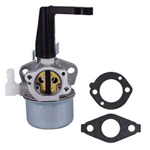 696065 697422 carburetor with mounting gaskets kit fits for briggs & stratton 110402 110412 215369 5hp 5.5hp 6hp 6.5hp 7hp tiller engine carb rototiller troy generator intek motor water pump carb