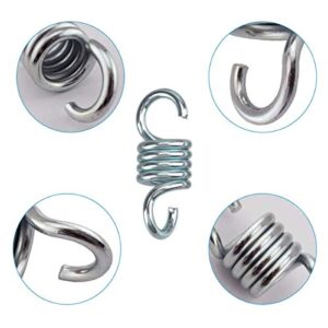 HCSSZP Hammock Swing Hanging Chair Hooks Hardware Springs Kit for Patio Porch Yoga Swing Heavy Duty Decoration 700lb Capacity 1 PC