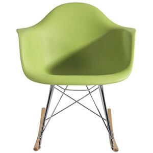 2xhome EMRocker(Green) Rocking Chair