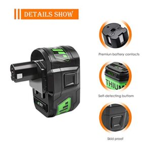 Upgraded 9.0Ah 2Packs P108 18V Battery Replacement Compatible with Ryobi 18V ONE+ P108 P102 P103 P104 P105 P107 P109 P122 Cordless Tool Battery Packs, Rapid Rechargeable Batteries with Indicator