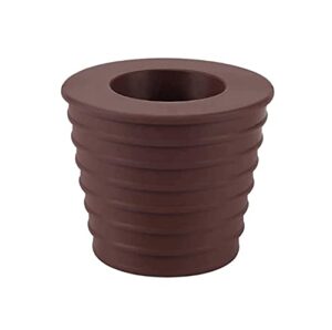 umbrella cone wedge for patio table hole opening or parasol base stand 1.8 to 2.4 inch umbrella pole diameter 1 1/2 inch （black） (dark brown)