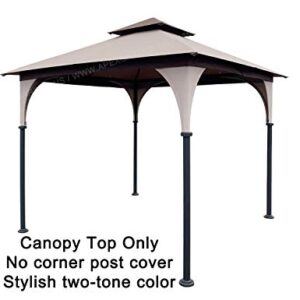 APEX GARDEN Replacement Canopy Top for 8' x 8' Gazebo #L-GZ375PST, L-GZ375PST-3