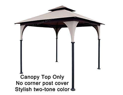 APEX GARDEN Replacement Canopy Top for 8' x 8' Gazebo #L-GZ375PST, L-GZ375PST-3