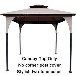 APEX GARDEN Replacement Canopy Top for 8' x 8' Gazebo #L-GZ375PST, L-GZ375PST-3