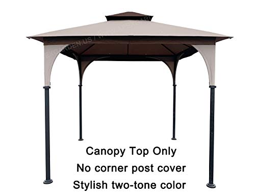 APEX GARDEN Replacement Canopy Top for 8' x 8' Gazebo #L-GZ375PST, L-GZ375PST-3