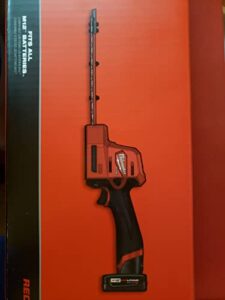 milwaukee 8 hedge trimmer kit chrome 2533-21 12v hedge trimmer